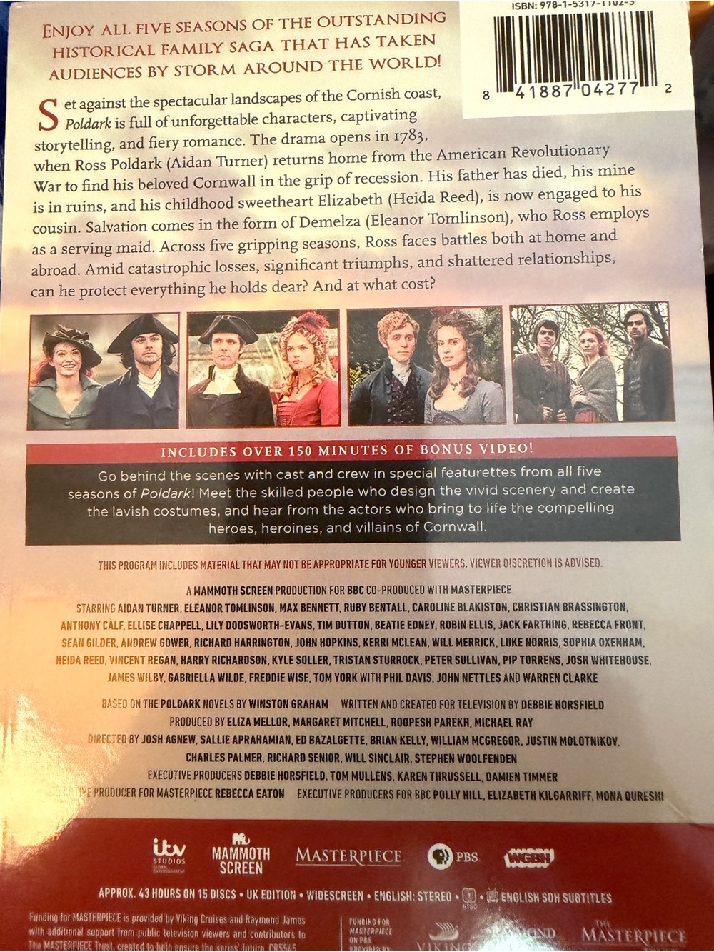 Poldark DVD Box Set — Red and Cream Cover - Picture 2 of 2